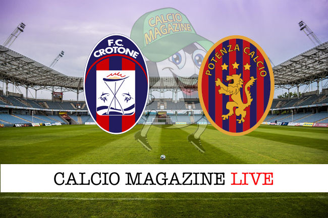 Crotone Potenza cronaca diretta live risultato in tempo reale