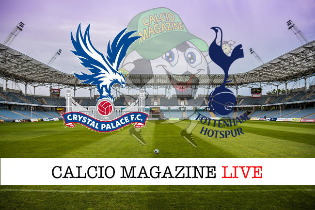 Crystal Palace Tottenham cronaca diretta live risultato in tempo reale