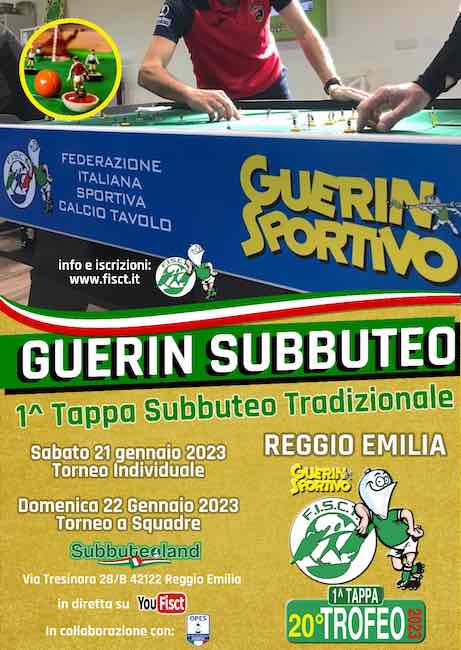 guerin subbuteo 21-22 gennaio 2023