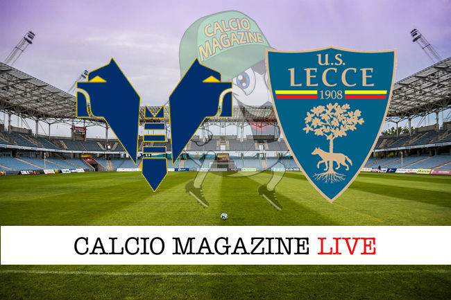 Hellas Verona Lecce cronaca diretta live risultato in tempo reale
