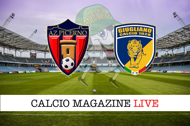 Picerno Calcio Giugliano cronaca diretta live risultato in tempo reale