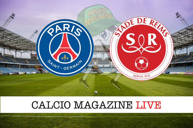PSG Reims cronaca diretta live risultato in tempo reale