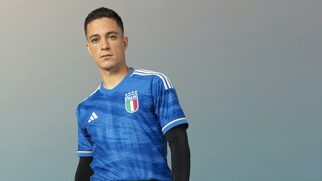 ss23 home adidas x figc raspadori