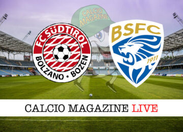 Sudtirol Brescia cronaca diretta live risultato in tempo reale