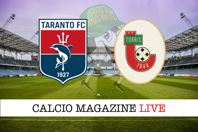 Taranto Turris cronaca diretta live risultato in tempo reale