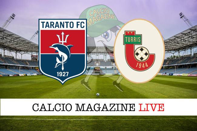 Taranto Turris cronaca diretta live risultato in tempo reale