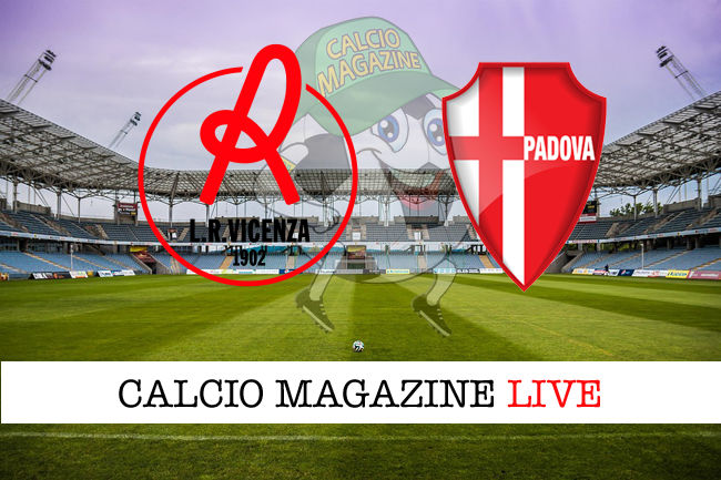 Vicenza Padova cronaca diretta live risultato in tempo reale