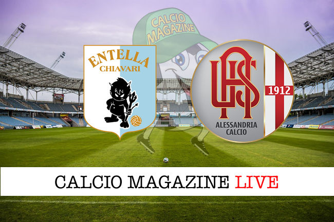 Virtus Entella Alessandria cronaca diretta live risultato in tempo reale