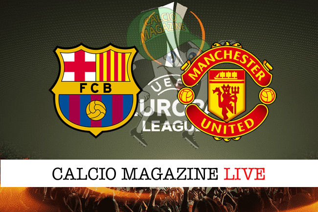 Barcellona Manchester United cronaca diretta live risultato in tempo reale
