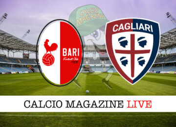 Bari Cagliari cronaca diretta live risultato tempo reale