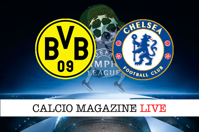 Borussia Dortmund Chelsea cronaca diretta live risultato in tempo reale