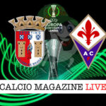 Braga Fiorentina cronaca diretta live risultato in tempo reale