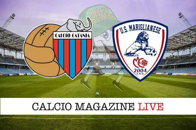 Catania Mariglianese cronaca diretta live risultato in tempo reale