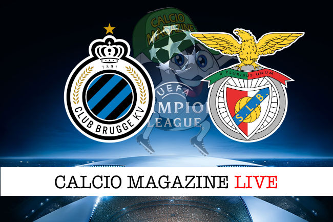 Club Brugge Benfica cronaca diretta live risultato in tempo reale