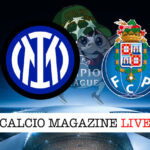 Inter Porto cronaca diretta live risultato tempo reale