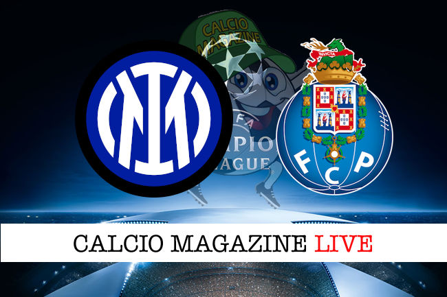 Inter Porto cronaca diretta live risultato tempo reale