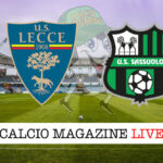 Lecce Sassuolo cronaca diretta live risultato tempo reale