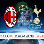 Milan Tottenham cronaca diretta live risultato in tempo reale