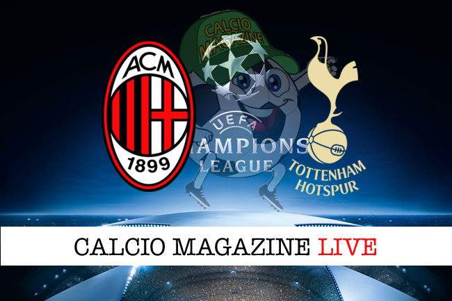 Milan Tottenham cronaca diretta live risultato in tempo reale