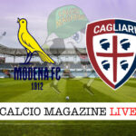 Modena Cagliari cronaca diretta live risultato in tempo reale
