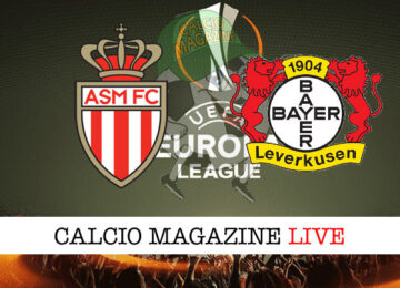 Monaco Bayer Leverkusen cronaca diretta live risultato tempo reale