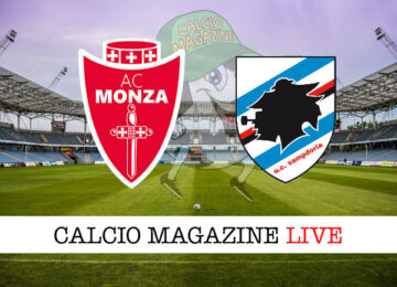 Monza Sampdoria cronaca diretta live risultato in tempo reale