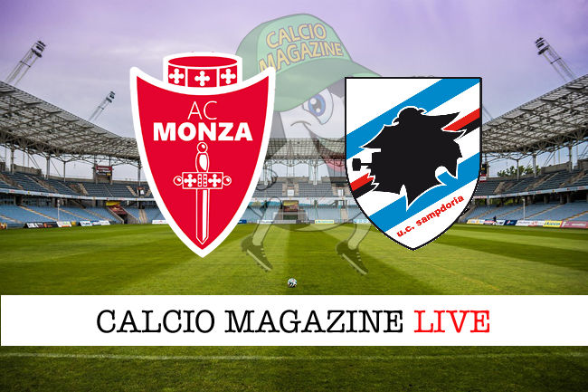 Monza Sampdoria cronaca diretta live risultato in tempo reale