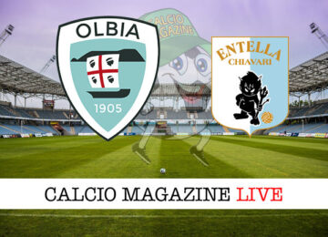 Olbia Virtus Entella cronaca diretta live risultato in tempo reale