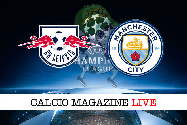 RB Lipsia Manchester City cronaca diretta live risultato tempo reale