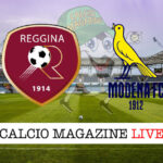 Reggina Modena cronaca diretta live risultato tempo reale