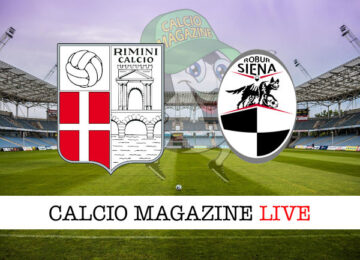 Rimini Siena cronaca diretta live risultato tempo reale