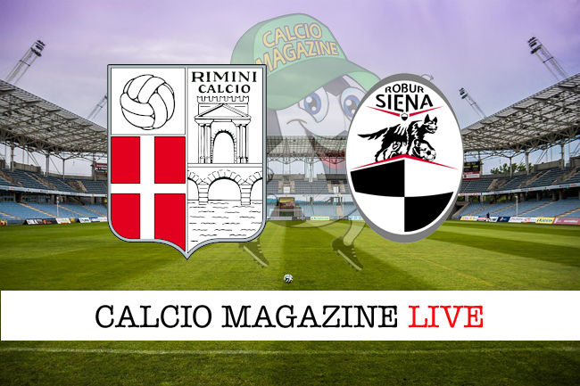 Rimini Siena cronaca diretta live risultato tempo reale