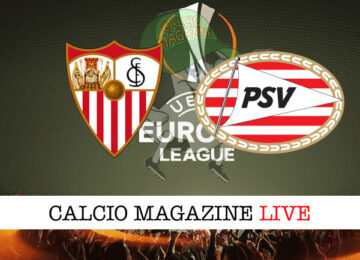 Siviglia PSV cronaca diretta live risultato in tempo reale