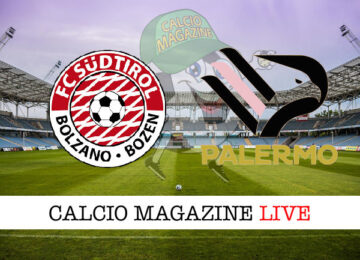 Sudtirol Palermo cronaca diretta live risultato tempo reale