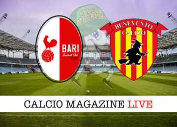 Bari Benevento cronaca diretta live risultato in tempo reale
