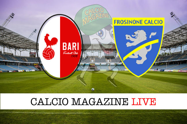 Bari Frosinone cronaca diretta live risultato in tempo reale