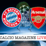 Bayern Monaco Arsenal cronaca diretta live risultato in tempo reale
