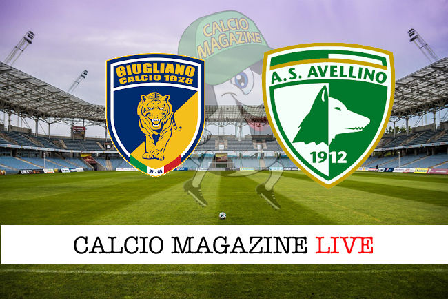 Calcio Giugliano Avellino cronaca diretta live risultato in tempo reale