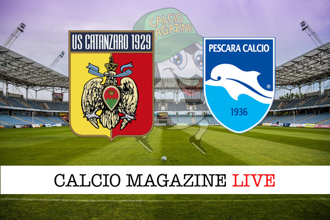 Catanzaro Pescara cronaca diretta live risultato in tempo reale