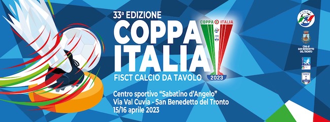 Coppa Italia 2023 di Calcio da Tavolo a San Benedetto del Tronto