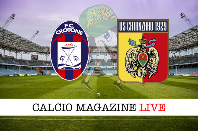 Crotone Catanzaro cronaca diretta live risultato in tempo reale