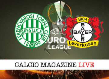 Ferencvaros Bayer Leverkusen cronaca diretta live risultato in tempo reale