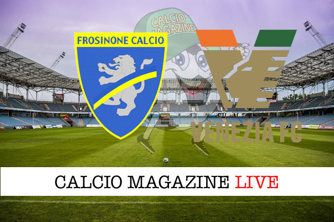 Frosinone Venezia cronaca diretta live risultato in tempo reale