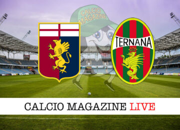Genoa Ternana cronaca diretta live risultato in tempo reale
