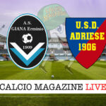 Giana Erminio Adriese cronaca diretta live risultato in tempo reale