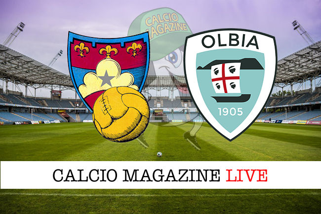 Gubbio Olbia cronaca diretta live risultato in tempo reale