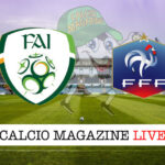 Irlanda Francia cronaca diretta live risultato in tempo reale