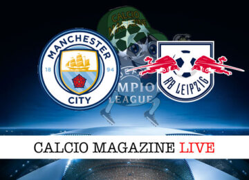 Manchester City Lipsia cronaca diretta live risultato in tempo reale