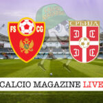 Montenegro Serbia cronaca diretta live risultato in tempo reale