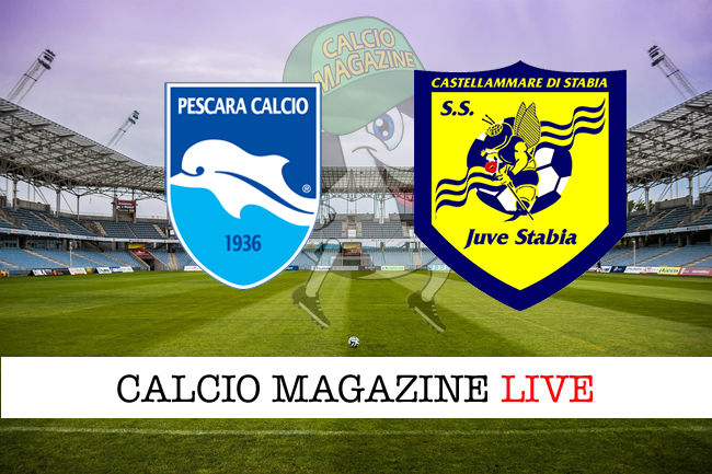 Pescara Juve Stabia cronaca diretta live risultato in tempo reale